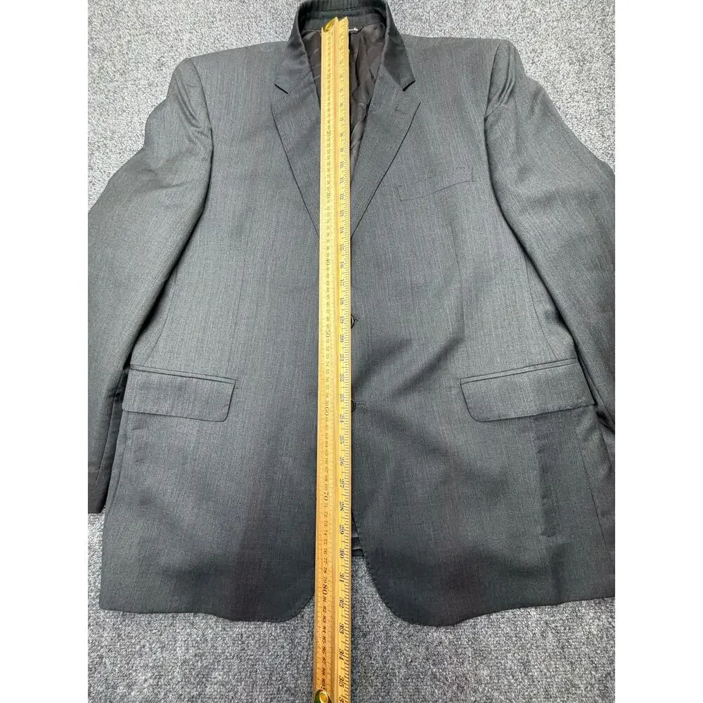 Saks Fifth Avenue Ermenegildo Zegna Cloth Blazer 46R Wool Silk Italy Slim Fit